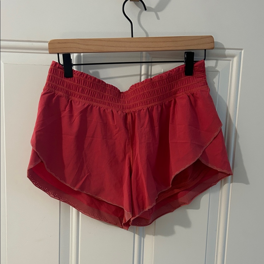Lululemon Athletica Coral Athletic Shorts
